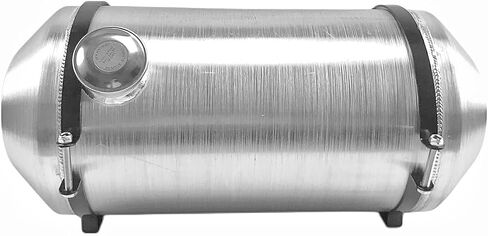 JSD 7 Gallon Auxiliary Fuel Tank Cell Gas Tank Aluminum 10 x 22 inch End Fill 3/8" NPT Outlet + Bracket in Saudi Arabia