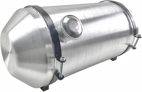 JSD 7 Gallon Auxiliary Fuel Tank Cell Gas Tank Aluminum 10 x 22 inch End Fill 3/8" NPT Outlet + Bracket in Saudi Arabia