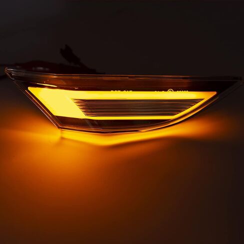 LED Side Marker Lamp Light Kit for Porsche 911 991.1 Carrera S 4 4S Gts Targa 4s Turbo S Porsche 981 Cayman 781 Cayman B0xster Clear Lens Amber LED Front Turn Signal Lights with Canbus in Saudi Arabia