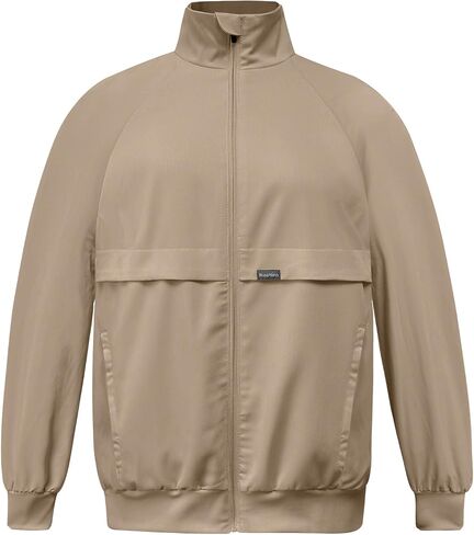 VIAOLI Scrubs Jackets for Women with Zipper Side Pockets, Long Sleeve and Lapel Track Coat, for Nursing Settings. in Kuwait
