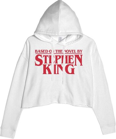 Based On The Novel by Stephen King Cropped Fleece Hoodie, Soft & Cozy Fabric, Trendy Fit, Stylish Pullover in Saudi Arabia
