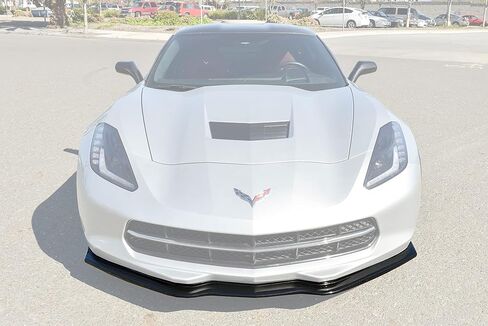 Z06 Stage 2 Style ABS Plastic PAINTED CARBON FLASH METALLIC Front Bumper Lower Lip Splitter For 2014-2019 Chevrolet Corvette C7 in Saudi Arabia