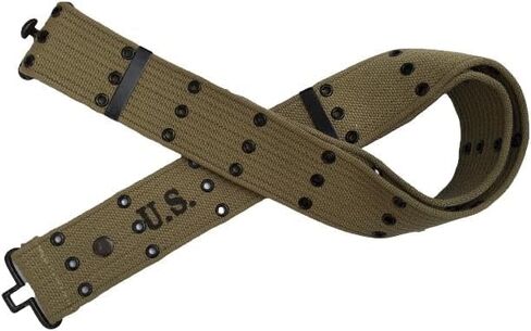 War Equine Militaria WW2 US Army Military Cotton Canvas webbing Belt Webbing -KHAKI in Kuwait