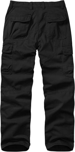 Tactical Cargo Pants for Men, Cotton BDU Casual Military Pants Combat Rip Stop Work Pant Camping Hiking with 6 Pockets in Kuwait