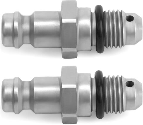 2 Pack - Bleeder Fitting Kit for SeaStar Front Mount Cylinders – 3/8" Compression 9/16-24 Thread in Saudi Arabia