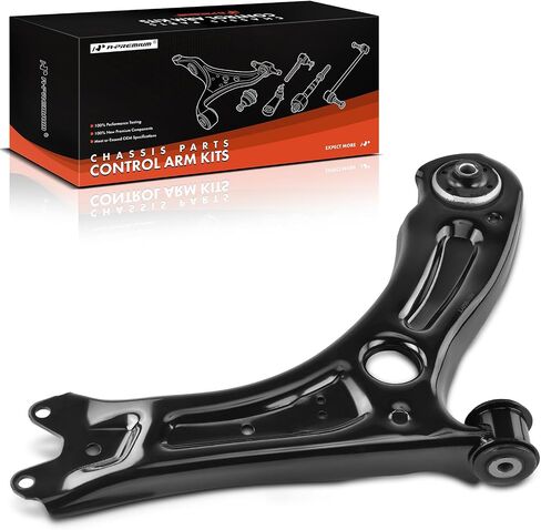 A-Premium Front Right Lower Control Arm, with Bushing, Compatible with Volkswagen Jetta 2011-2018, Sedan Only in Saudi Arabia