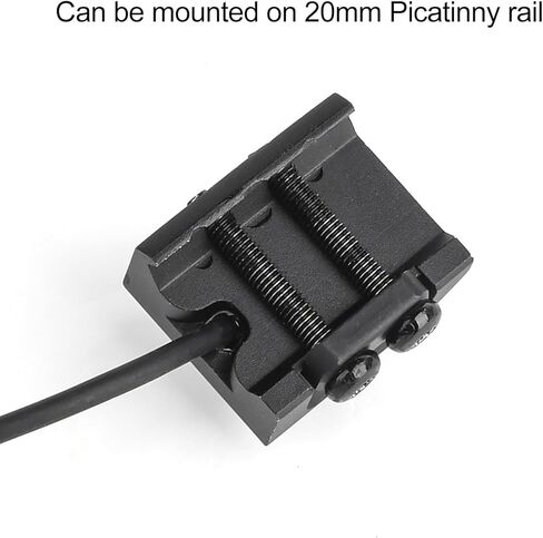 NOBUHIRO Remote Pressure Switch Compatible with M300 M600 Tactical Flashlight, Metal Tactical Light Switch Weapon Light Switch Mounted for 20mm Picatinny Rail in Kuwait