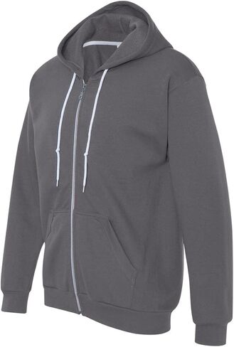 صوف بغطاء للرأس بسحاب كامل من Anvil، كبير، فحمي in Kuwait