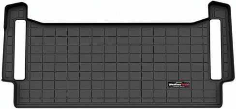 WeatherTech Cargo Trunk Liner for Rivian R1S - Behind 3rd Row (401566) Black in Saudi Arabia