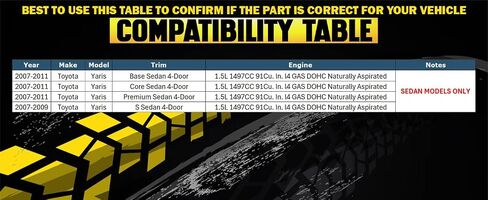 Northeastern Exhaust | Stainless Steel EPA-Approved Catalytic & Resonator Pipe Exhaust System Kit Compatible for Toyota Yaris 2007-2011 1.5L | Sedan | Includes Gaskets, Sleeve, and Spring Bolt kit in Saudi Arabia