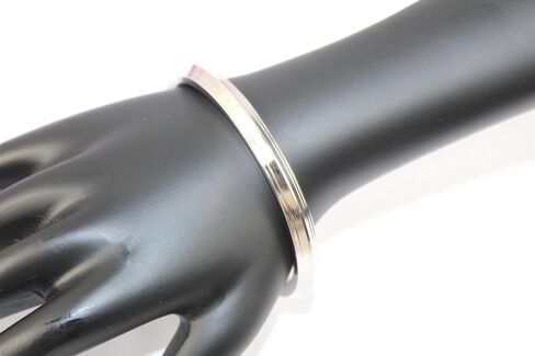 Punjabi/Sikh Steel Silver Kada/Bracelet for Men Or Internal Diameter 6 cm Weight 45 Gram Thickness 0.8 cm in Saudi Arabia