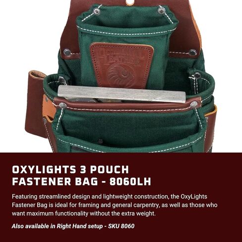 Occidental Leather 8060LH OxyLights 3 Pouch Fastener Bag - Left Handed in Kuwait