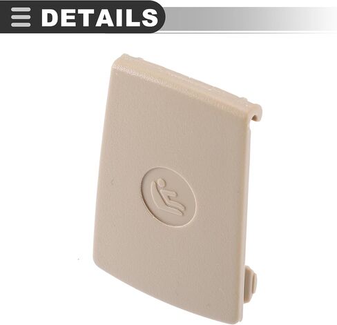 Motoforti Rear Child Seat Anchor ISOFix Cover, Child Seat Anchor Cover, for BMW 1 Series E81 E82, Plastic, 52207319687, Beige in Saudi Arabia