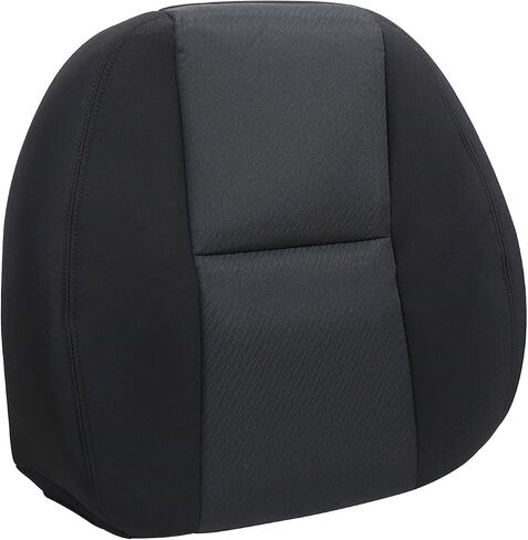 غطاء مقعد قماشي بديل من الجانب السفلي والعلوي من GXARTS للسائق #19C أسود مناسب لسيارة Chevy Silverado Avalanche Suburban Tahoe GMC Sierra Yukon 2007 2008 2009 2010 2011 2012 2013 2014 in Saudi Arabia