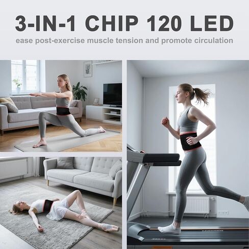Red Light Therapy for Body: Infrared Light Therapy for Shoulder Waist Muscle Pain Relief - Wearable Wrap Infrared Heating Pad with Timer - Holiday Gift for Women Mom in Saudi Arabia