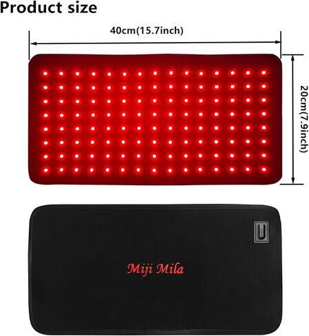 Red Light Therapy for Body: Infrared Light Therapy for Shoulder Waist Muscle Pain Relief - Wearable Wrap Infrared Heating Pad with Timer - Holiday Gift for Women Mom in Saudi Arabia