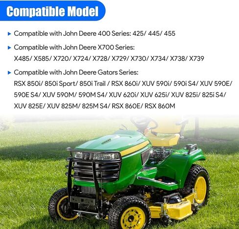فلتر الوقود متوافق مع سلسلة John Deere Gators RSX 850i 860i XUV 590i 620i 625i 825i X720 X724 X728 X729 X730 X734 X738 X739 425 445 455 استبدال AM117584 AM118131 in Saudi Arabia