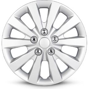 16 inch Hubcap for 2013-2019 Nissan Sentra Wheel Cover 16 in Hub Cap Silver - Set of 4 Pcs in Kuwait
