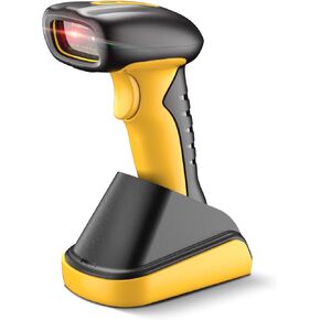 NetumScan Upgraded Industrial Bluetooth QR Barcode Scanner, IP67 Waterproof & 7M Drop Proof, 2600mAh Wireless 1D 2D Bar Code Scanner with Charging Stand for Store, POS, Computer, iPhone, Android in Kuwait