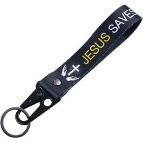 Funny Jesus Strap Keychain, Novelty Keychains for Bags, Keys in Kuwait