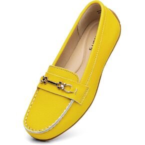 Loafers for Women Comfort Leather Loafers Cute Slip On Business Casual Dress Shoes Lightweight Work Flats Driving Mocs Walking Shoes for Women in Saudi Arabia