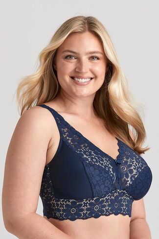 Miss Mary of Sweden Lace Dreams Non-Wired Longline Bra – Recycled Stretch Lace, Extra Support & Comfort in Saudi Arabia