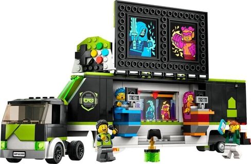 LEGO 60388 City Video Game Tournament Truck Esports Vehicle Toy with Minifigures for Gamer, Gift for Boys and Girls Age 7+ in Kuwait