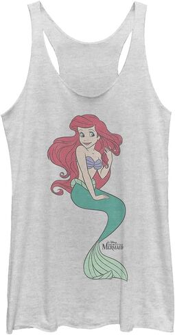 Disney Princesses Ariel Big Vintage Women's Racerback Tank Top in Saudi Arabia