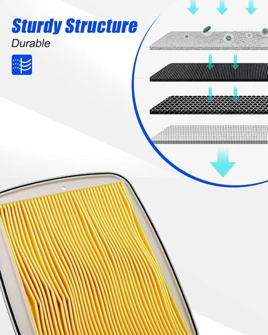 6S5-E4451-00-00 Air Filter Cleaner Fit for Yamaha 1800 PWC FX SHO WAVERUNNER CRUISER FZS FZR FX Replace 6S5-E4451-01-00 in Saudi Arabia