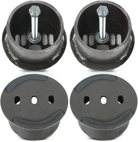 G-PLUS Universal Front Air Ride Bag Brackets Kit Cups 4.5" OD Compatible with Any Cars & Trucks with 4.5" Front Coil Spring Diameter in Saudi Arabia