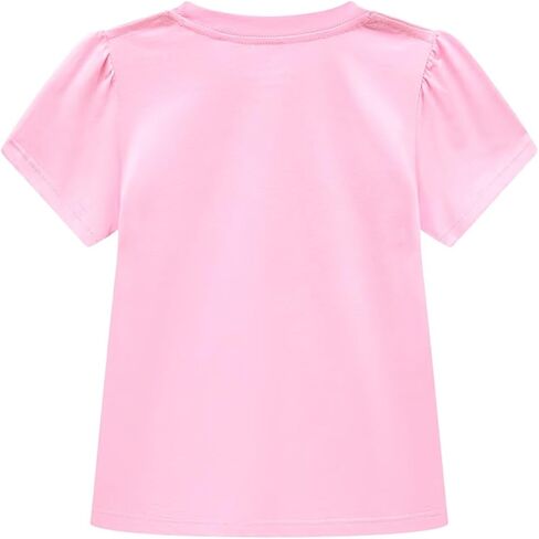 Cadidi Dinos Birthday Girls T-Shirt Cotton Short Sleeve Top Tee in Saudi Arabia