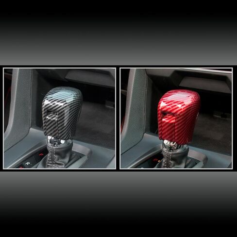 غطاء مقبض ناقل الحركة Civic Gear من الجيل العاشر من AJHLJ® CVT ملحقات داخلية لرافعة ناقل الحركة الأوتوماتيكي متوافقة مع Honda Civic 2016 2017 2018 2019 2020 2021 (أسود كربوني) in Kuwait