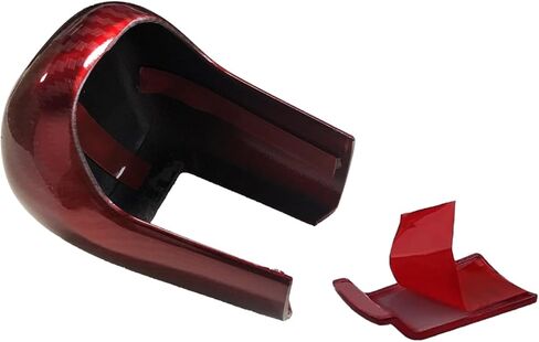 غطاء مقبض ناقل الحركة Civic Gear من الجيل العاشر من AJHLJ® CVT ملحقات داخلية لرافعة ناقل الحركة الأوتوماتيكي متوافقة مع Honda Civic 2016 2017 2018 2019 2020 2021 (أسود كربوني) in Kuwait