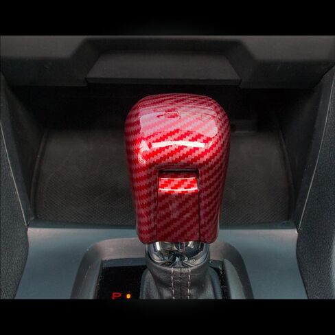 غطاء مقبض ناقل الحركة Civic Gear من الجيل العاشر من AJHLJ® CVT ملحقات داخلية لرافعة ناقل الحركة الأوتوماتيكي متوافقة مع Honda Civic 2016 2017 2018 2019 2020 2021 (أسود كربوني) in Kuwait