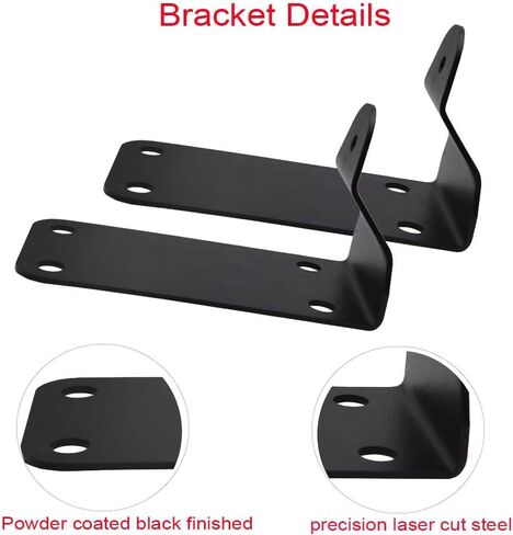 XJMOTO Front Lower Hidden Bumper Mounting Brackets Compatible with 40 inch Curved LED Light Bar Compatible with Dodge Ram 2500 3500 Models 2010-2019 in Saudi Arabia
