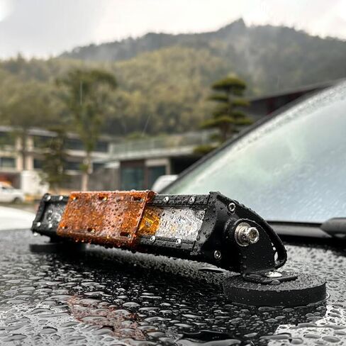 Magnetic Led Light Bar, IP67 Waterproof 54W Working Lights with Magnetic Mount, Spot Flood Combo Led Light, Amber Off Road Lights with Wiring Harness, Driving Lamp on Boats Truck SUV ATV UTV in Saudi Arabia