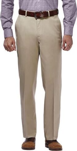 Men's Classic Fit Casual Stretch Pant with Pockets Premium No Iron in Saudi Arabia