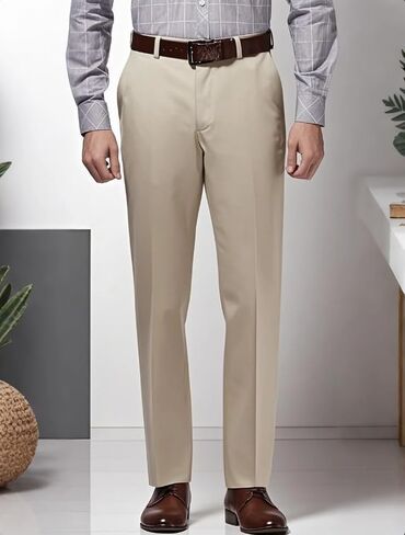 Men's Classic Fit Casual Stretch Pant with Pockets Premium No Iron in Saudi Arabia