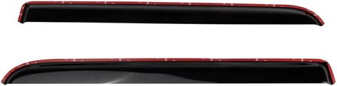 Front & Rear Window Rain Deflector Guard Smoked for Toyota for Tacoma Limited//SR5/ Off-Road/Sport 2016-2021 & Pro 2017-2021 Crew 4 Piece Set in-Channel TRG02708 in Saudi Arabia