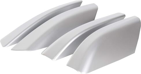 HECASA Roof Rack End Caps Compatible with 2003-2009 Toyota 4Runner N210 Protective Covers for Roof Rail & Luggage Rack Shell Trim Replacement for 6349135010 4 Pcs Silver in Saudi Arabia