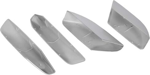 HECASA Roof Rack End Caps Compatible with 2003-2009 Toyota 4Runner N210 Protective Covers for Roof Rail & Luggage Rack Shell Trim Replacement for 6349135010 4 Pcs Silver in Saudi Arabia