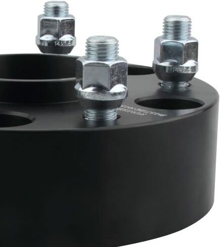 DCVAMOUS 4PC Black 5x5.5 5x139.7 Wheel Spacers 2 Inch with 9/16" Studs Compatible with Dodge 5 Lug for 2002-2010 R-A-M 1500 | 2005-2011 Dakota | 2004-2009 Durango in Saudi Arabia