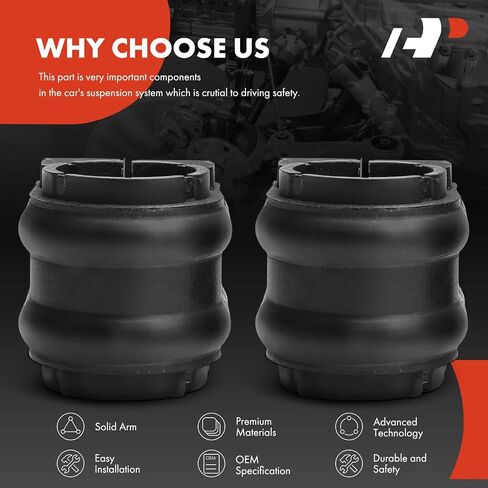 A-Premium 2 x Front or Rear To Frame Sway Bar Bushing Kit, Compatible with Hyundai Elantra, Elantra GT N, Sonata, Santa Fe, Tucson, Ioniq & Kia Soul, Soul EV, Optima, Sorento, Forte, Sportage, Niro in Saudi Arabia