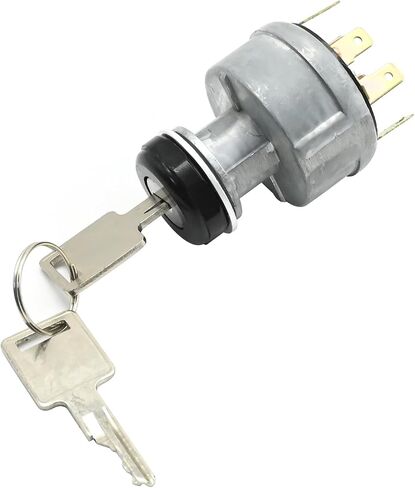 31-280 4 Positions 7-Pins Ignition Switch with 6693241 Keys, Replacement for Tractors,Replaces 6693241 in Saudi Arabia