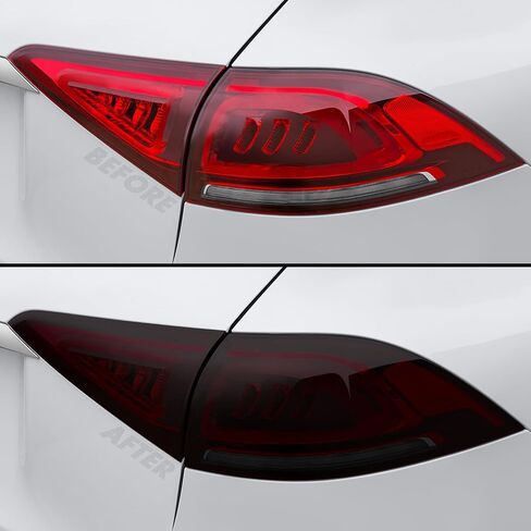 SlickMod PreCut Vinyl Smoke Tint for 2020-2024 Mercedes GLE Sedan Tail Light (35% Light Smoke, 1. Taillight) in Saudi Arabia