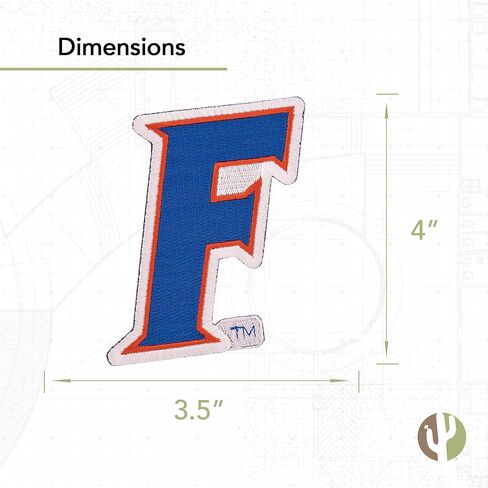 Desert Cactus University of Florida Patch – Embroidered Iron On/Sew On Applique for Blazers, Jackets, Backpacks, Bags, Hats & Tactical Gear – Florida Gators (Patch - Design D) in Saudi Arabia
