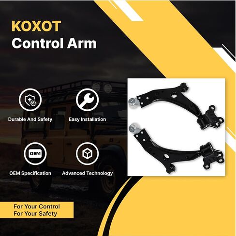 4Pc Front Lower Control Arm w/Ball Joint Driver Passenger Side Stabilizer Sway Bar End Links Compatible With for Ford 2014 2015 2016 2017 2018 2019 Escape K622136 K622161 524-113 524-114 K750554 in Saudi Arabia