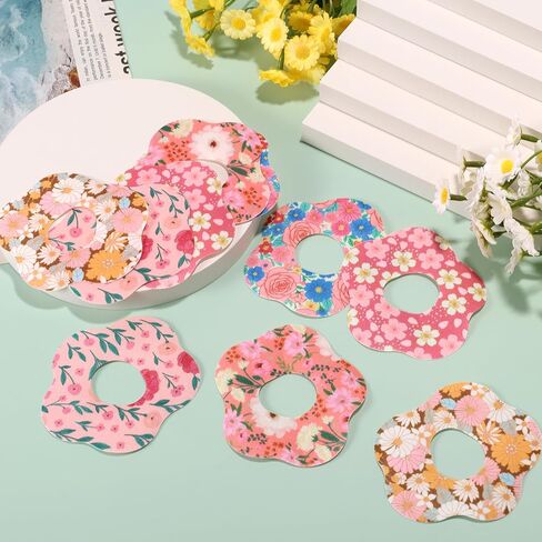 10pcs Adhesive Patches for Dexcom G7, 5 Styles Flower Shape Sensor Monitor Covers with Holes Waterproof Breathable CGM Over Patches Adhesive Sensor Stickers in Saudi Arabia