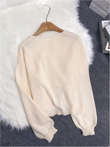OYOANGLE Women's Maternity Bow Tie Front Cardigan Sweater Lightweight Long Sleeve Dressy Sweaters in Saudi Arabia