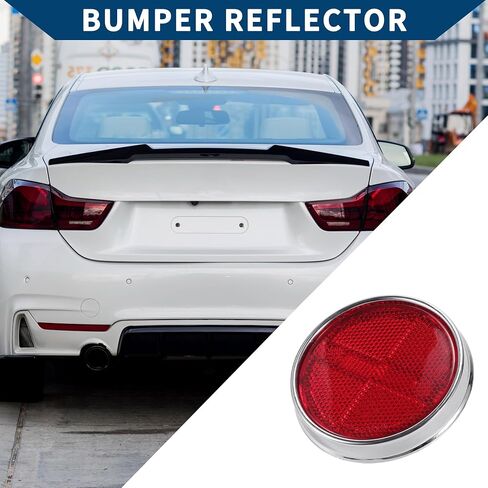 No.8191069015 Bumper Reflector for Toyota Land Cruiser FJ25 FJ40 FJ55 1958-1973 / Rear Bumper Reflector Side Marker/Durable ABS / 1 Pair Red in Saudi Arabia